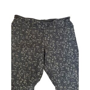 Women‎ with Control Renee Greenstein Black White Abstract Print Crop Leggings LP